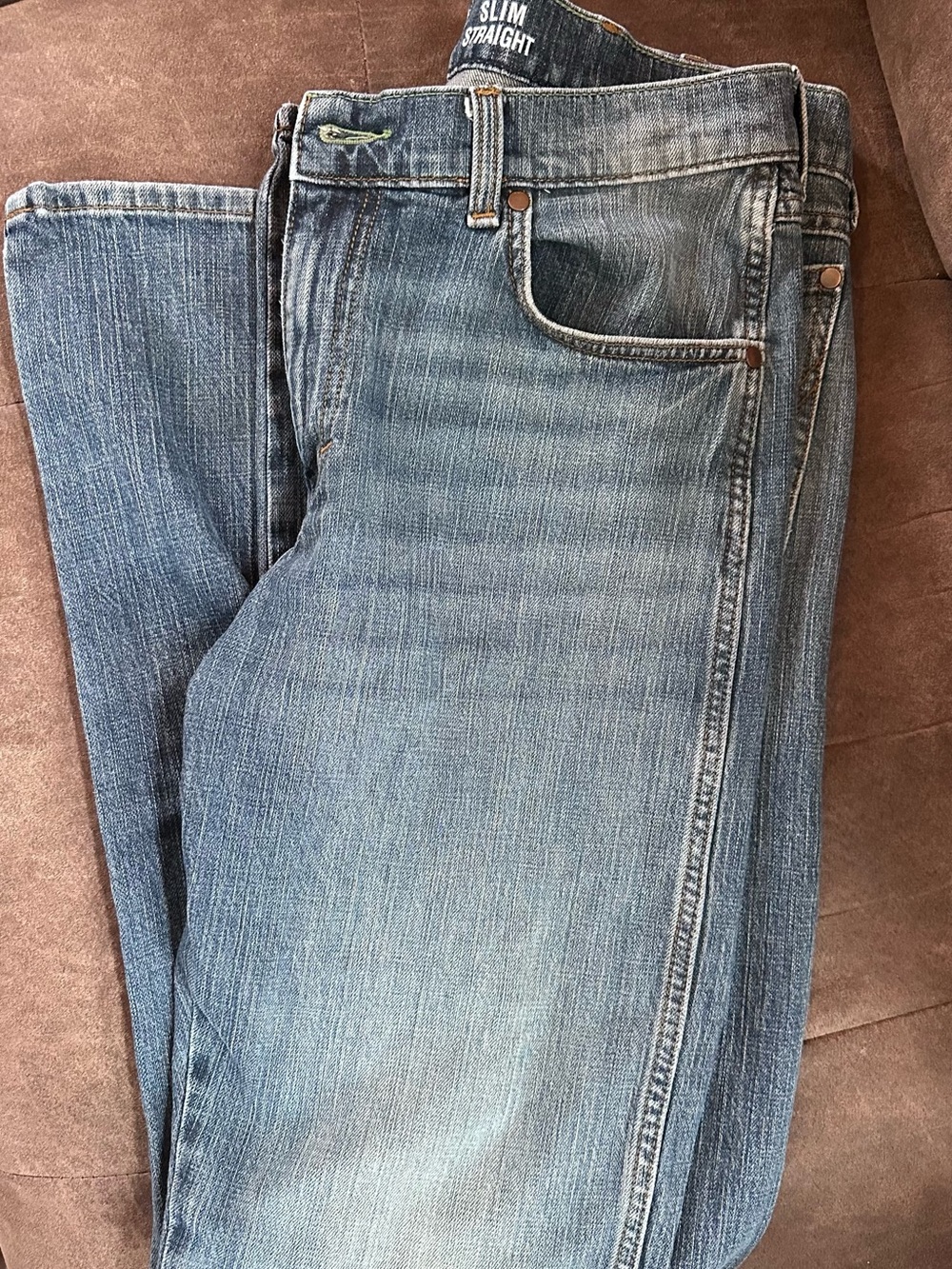 Wrangler retro Slim Straight Men's Jeans - Light Blue Denim 34/34